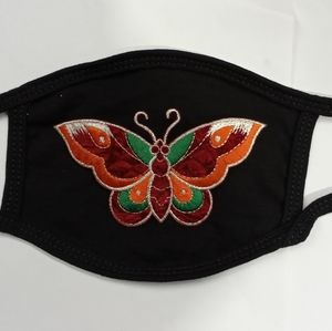 Velvet Butterfly face mask